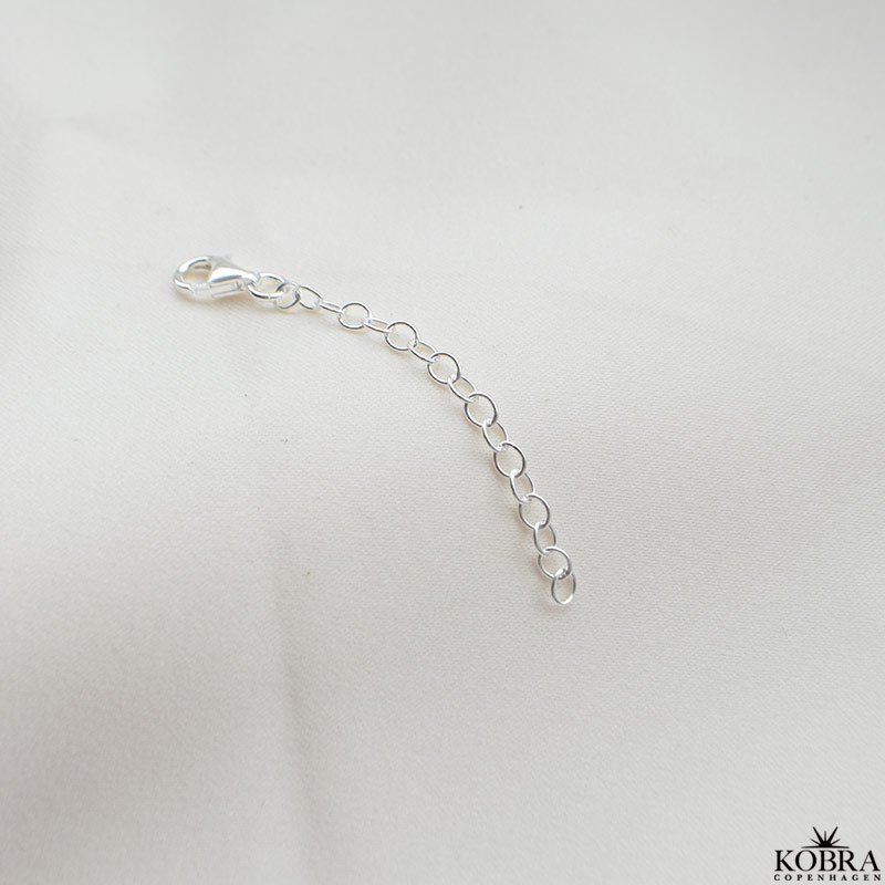 Extra length for bracelet and ankle chain in silver