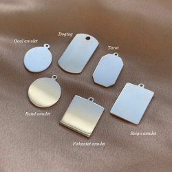 Silver necklace with own design