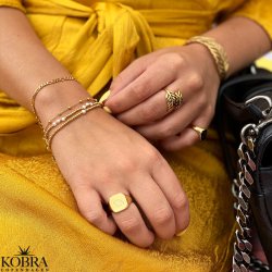 "Ellie" 18 carat gold plated bracelet