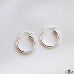 "Friday" small slv hoops