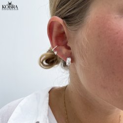 "Genie" Slv earcuff med sten