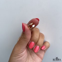 "Genie" guld earcuff med sten