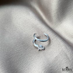 "Genie" Slv earcuff med sten