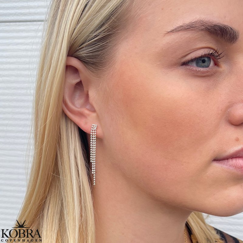 "Gianna" kugle reringe i sterling slv