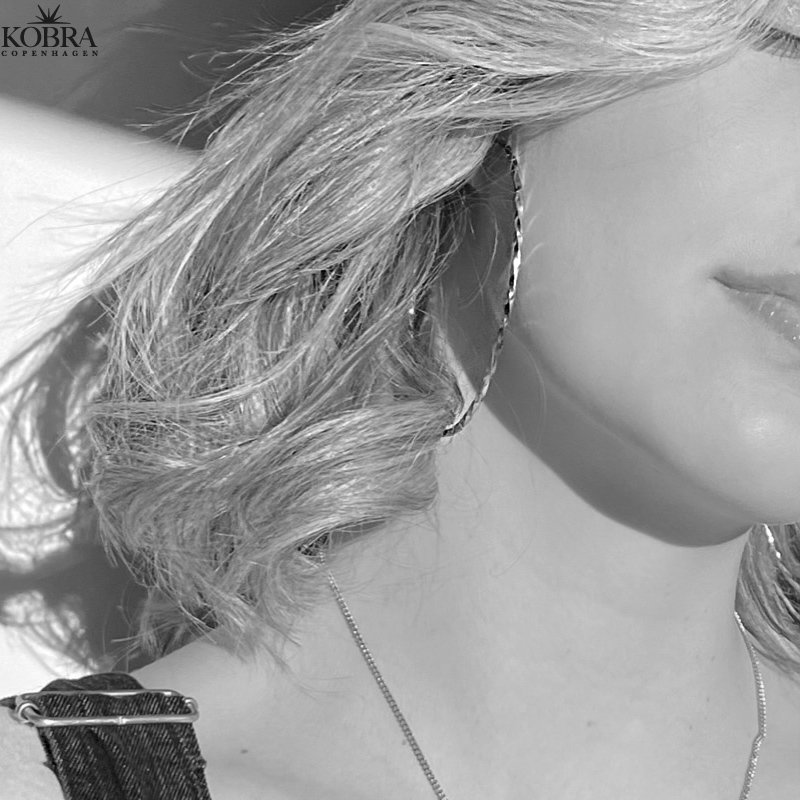 "Tiffany" store snoet hoops (XL) i sterling slv