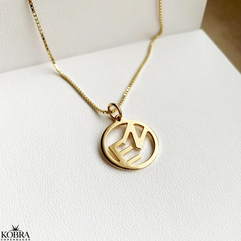"Close To You" handmade gold jewelry with your personal letters
