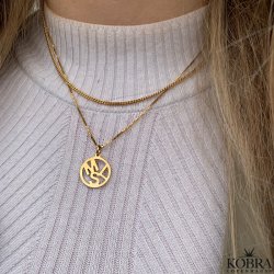 "Close To You" handmade gold jewelery with your 3 personal letters