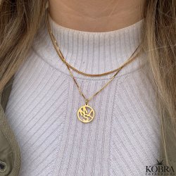 "Close To You" handmade gold jewelery with your 3 personal letters