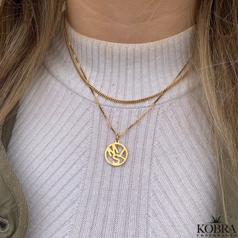 "Close To You" handmade gold jewelery with your 3 personal letters