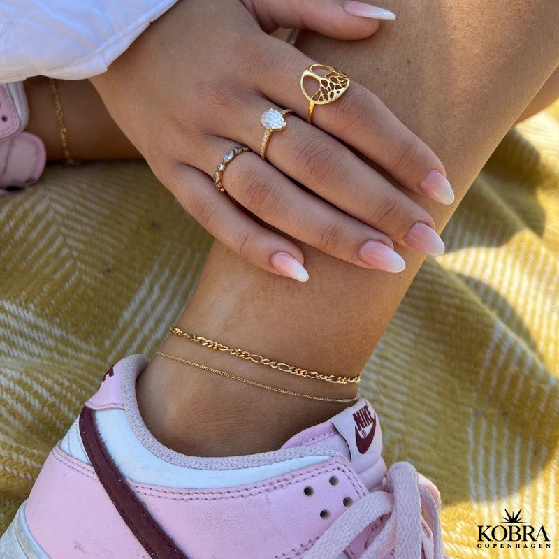 "Forever" 18 karat forgyldt ring med Livets Træ