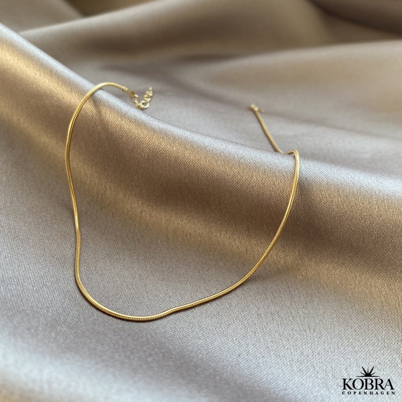 "Shiva" Enkel guld slange ankelkde