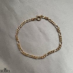 "Milo" 14 carat gold plated bracelet