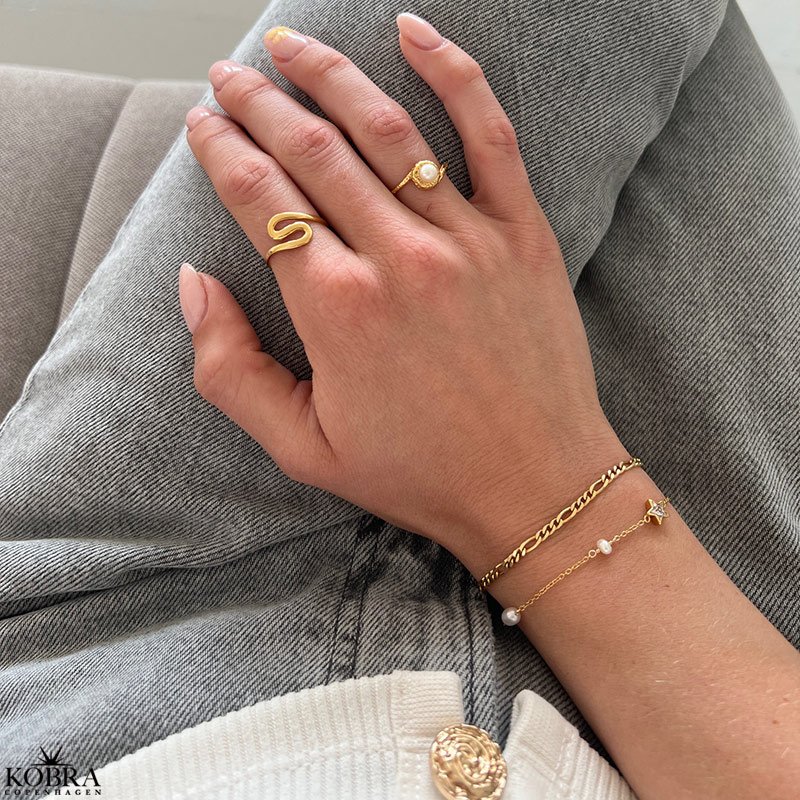 "Milo" 14 carat gold plated bracelet