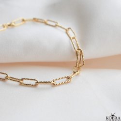 "Kenya" 18 karat forgyldt armbnd
