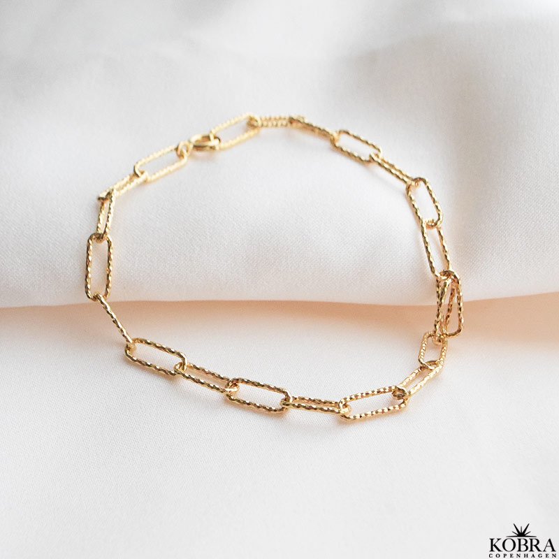 "Kenya" 18 karat forgyldt armbnd