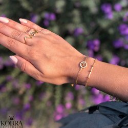  Hndlavet navne ring i guld, lavet personligt til dig