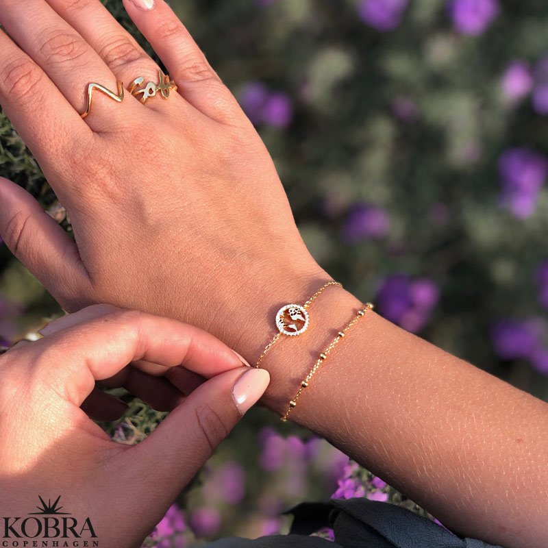 "Ellie" 18 carat gold plated bracelet