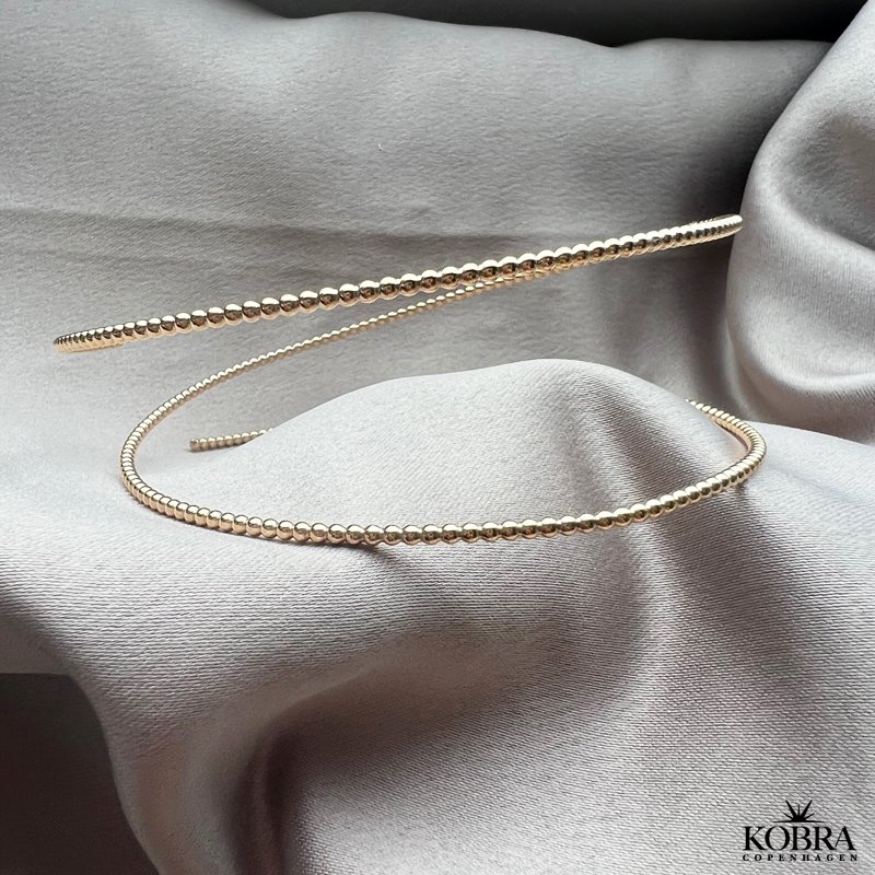 "Mellow" Gold-plated bracelet with gold balls