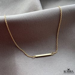 "Holly" Necklace in 14 carat gold plated sterling silver