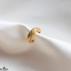 "Jenner" enkel earcuff i guld