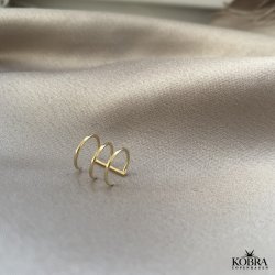 "Cora" guld earcuff 