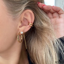 "Hayden" earcuff i guld