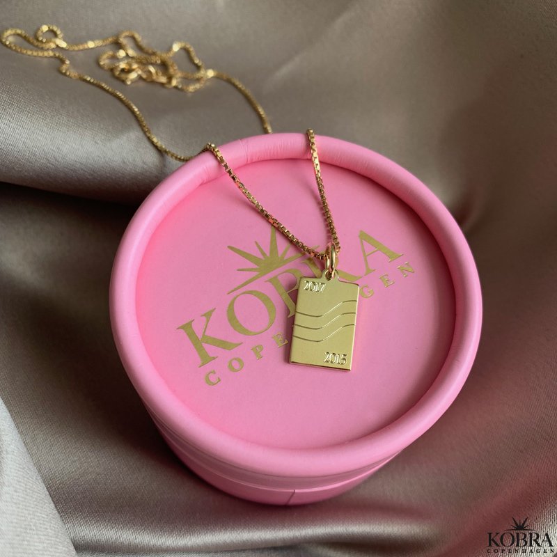 "Something to remember" guld halskęde med gravering