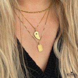 "Evig" halskde i 8 karat massiv guld