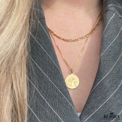 Gold necklace with your own design