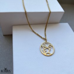 "Close to you" Hndlavet guld smykke med dine bogstaver til mnd