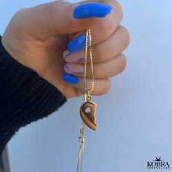 "Evig" halskde i 8 karat massiv guld