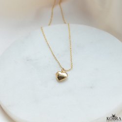 "Mini Liva" 18 karat forgyldt halskęde med personlig gravering