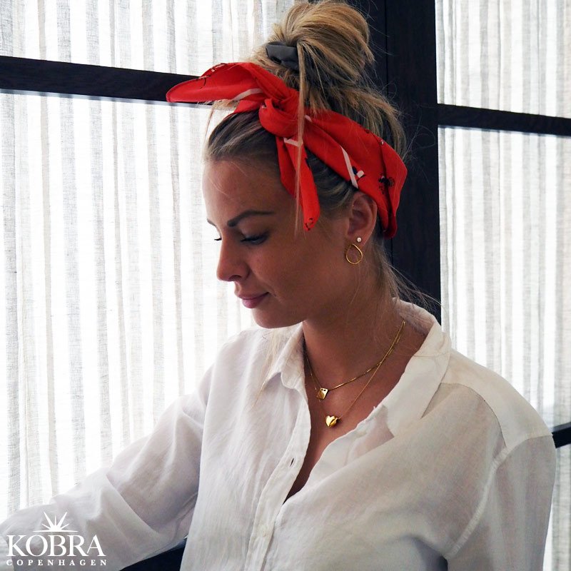  "Aura" hjerte halsk�de inklusiv gravering