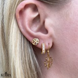 Fortuna reringe i 18 karat forgyldt