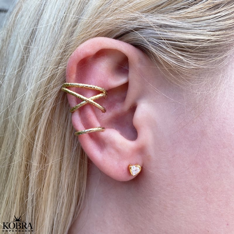 "Robin" earcuff i guld