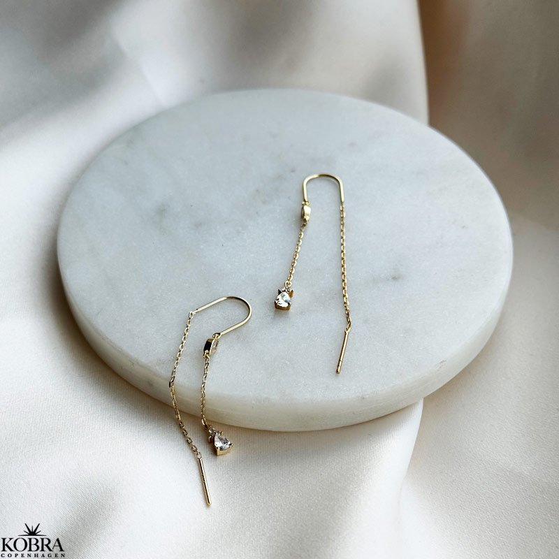 "Candle" guld retrde med sten