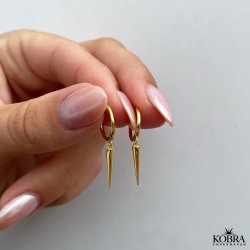 "Vania" 14 karat forgyldte enkle reringe