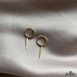 "Vania" 14 karat forgyldte enkle reringe