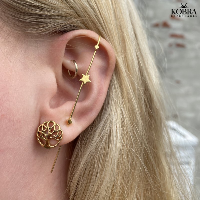 "Alva" Guld reringe med Livets Tr