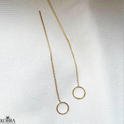 "Apollo" Trd reringe i guld med cirkel