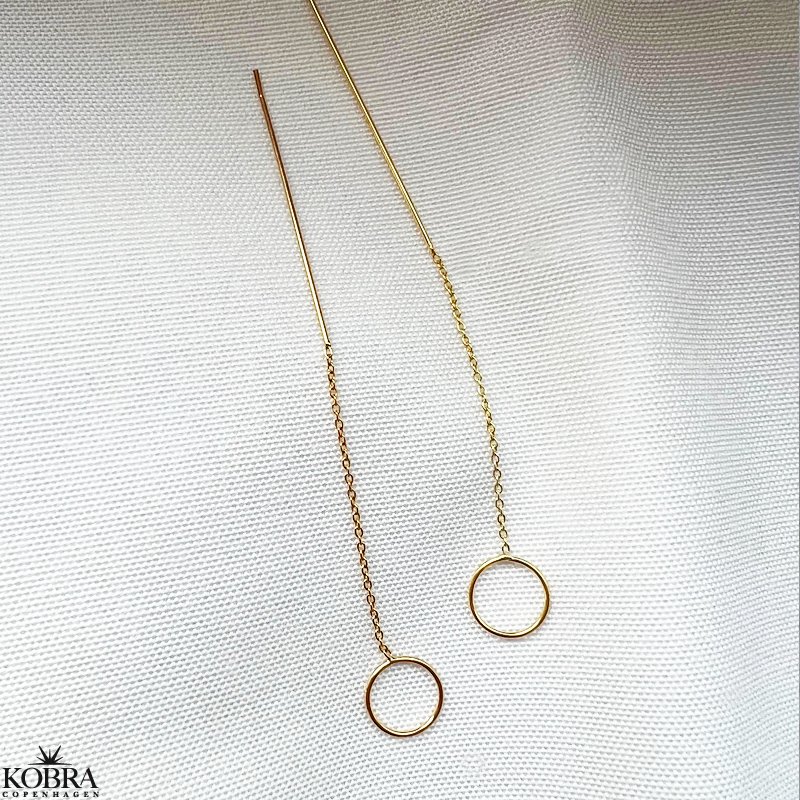 "Apollo" Trd reringe i guld med cirkel