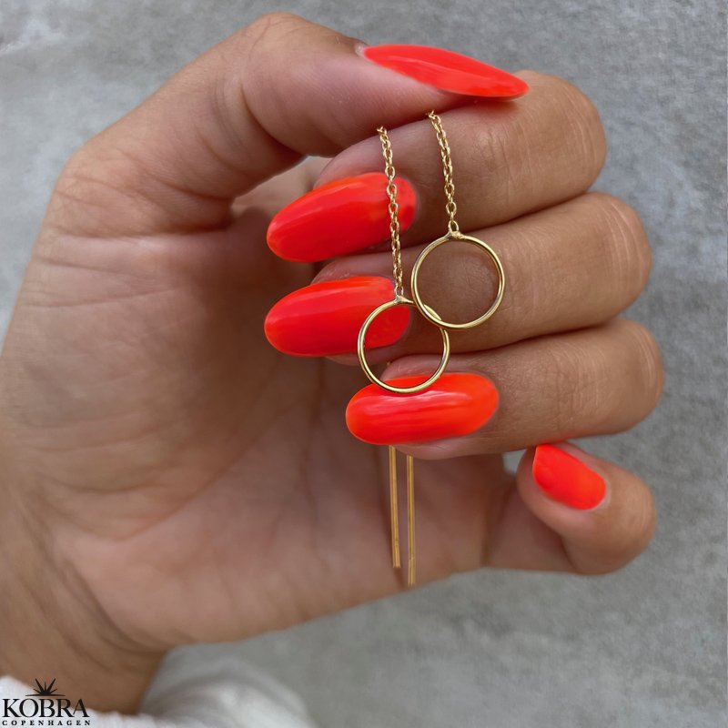 "Apollo" Trd reringe i guld med cirkel