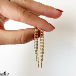 "Gianna" kuglereringe i guld