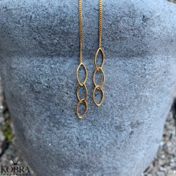 "Willow" 18 karat forgyldte reringe 