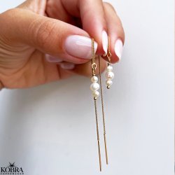 "Midsommar" perle reringe p guld retrde