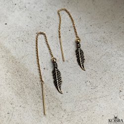"Merle" earrings in 18 carat gold plated