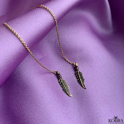 "Merle" earrings in 18 carat gold plated