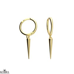 "Vania" 14 karat forgyldte enkle reringe