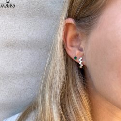 "Liana" smukke slv reringe med sten