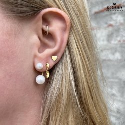 "Twisted Infinity" 14 karat forgyldte reringe